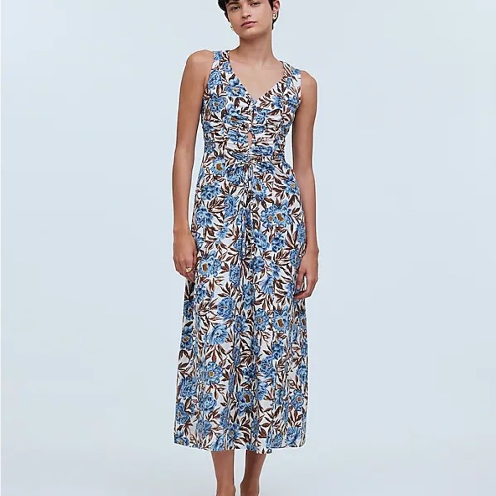 Madewell midi  cotton dress size 0